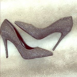 Steve Madden Silver Sequin Stilettos!